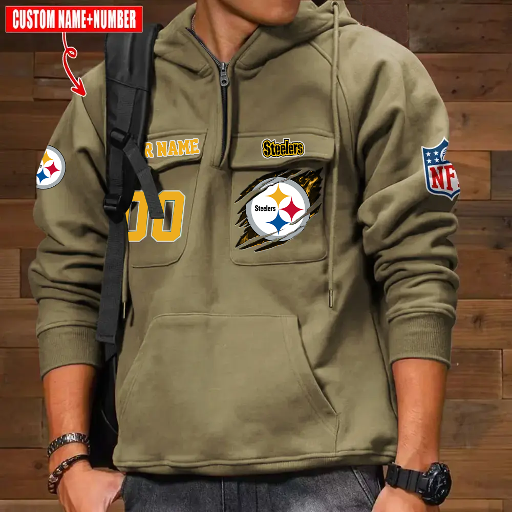 Athleworld PS NFL Graphic Pocket Hoodie DDT CTND