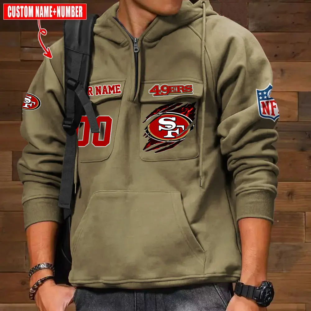 Athleworld SF49 NFL Graphic Pocket Hoodie DDT CTND