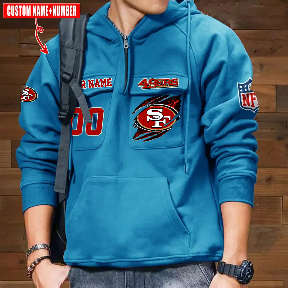 Athleworld SF49 NFL Graphic Pocket Hoodie DDT CTND