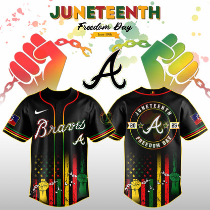 Atlanta Braves MLB X Juneteenth Day Baseball Jerseys NDD