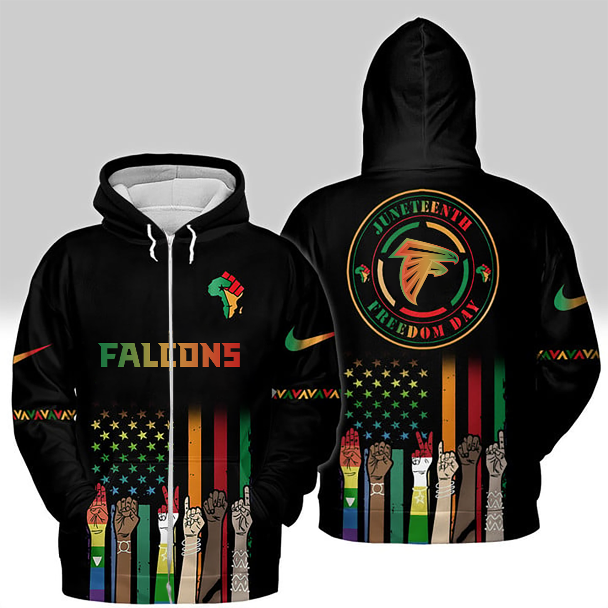 Atlanta Falcons - Juneteenth Freedom Day Shirt DDTCTND