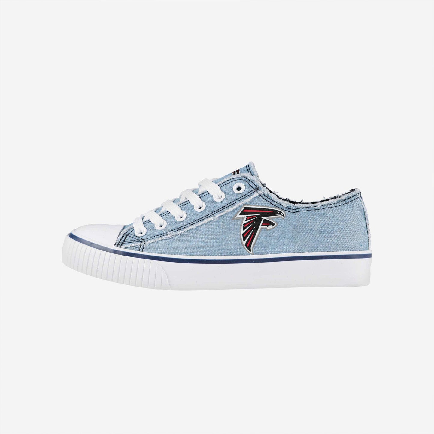 Atlanta Falcons Womens Denim Low Top Canvas Shoes NDD