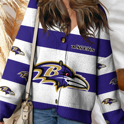 BAL x NFL Cardigan Sweatshirt With Button  DatND DVT