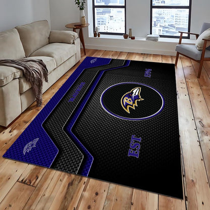 BAL x NFL Modern Sports Living Room Rug DatND DVT