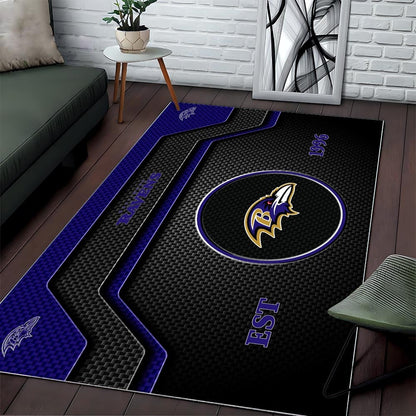 BAL x NFL Modern Sports Living Room Rug DatND DVT
