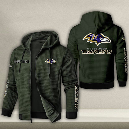 BAL x NFL Quilted Zip Hoodie DatND DVT