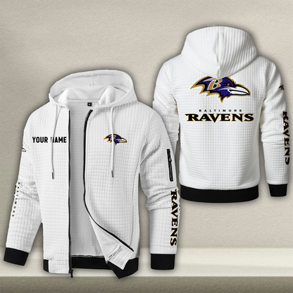 BAL x NFL Quilted Zip Hoodie DatND DVT