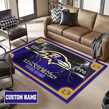 BAL x NFL Rug DATND TANTD