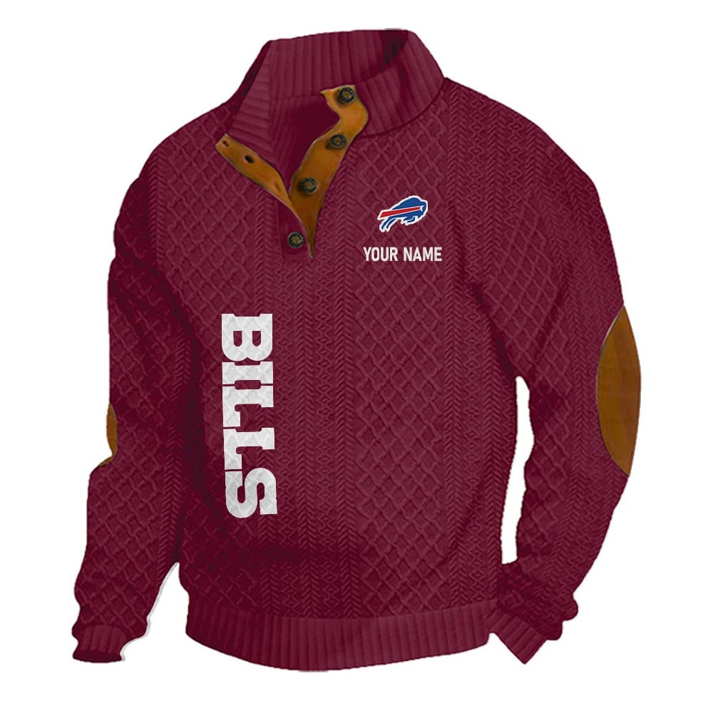 BB NFL Basic Knitted Stand Collar Sweatshirt DDT CTND