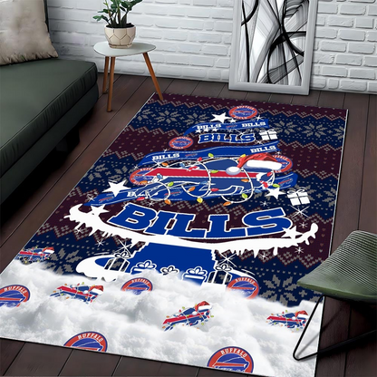 BB NFL Chrismas Carpet Rug DDT NTL