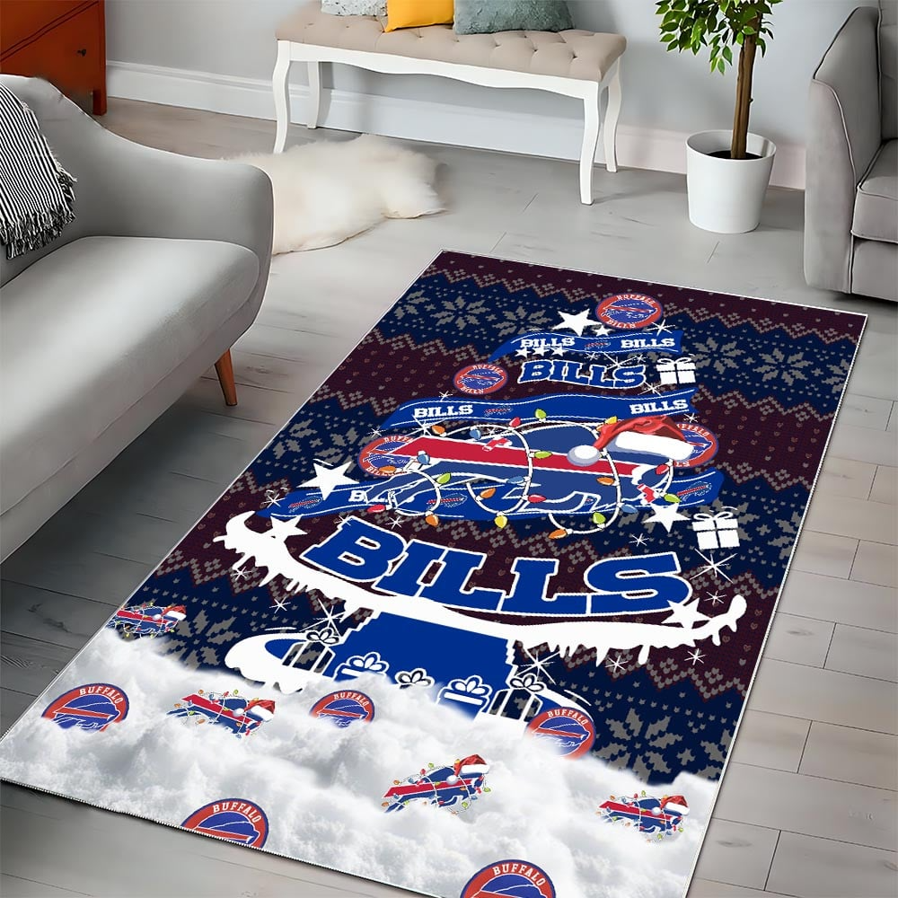 BB NFL Chrismas Carpet Rug DDT NTL