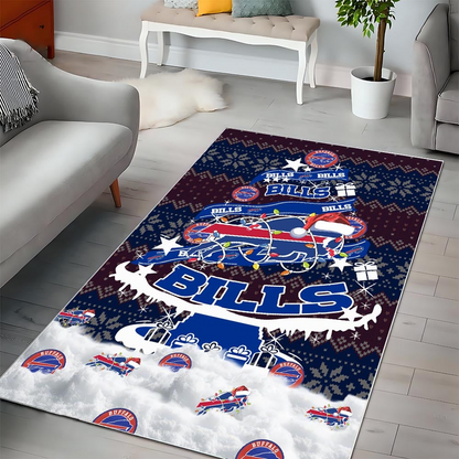 BB NFL Chrismas Carpet Rug DDT NTL