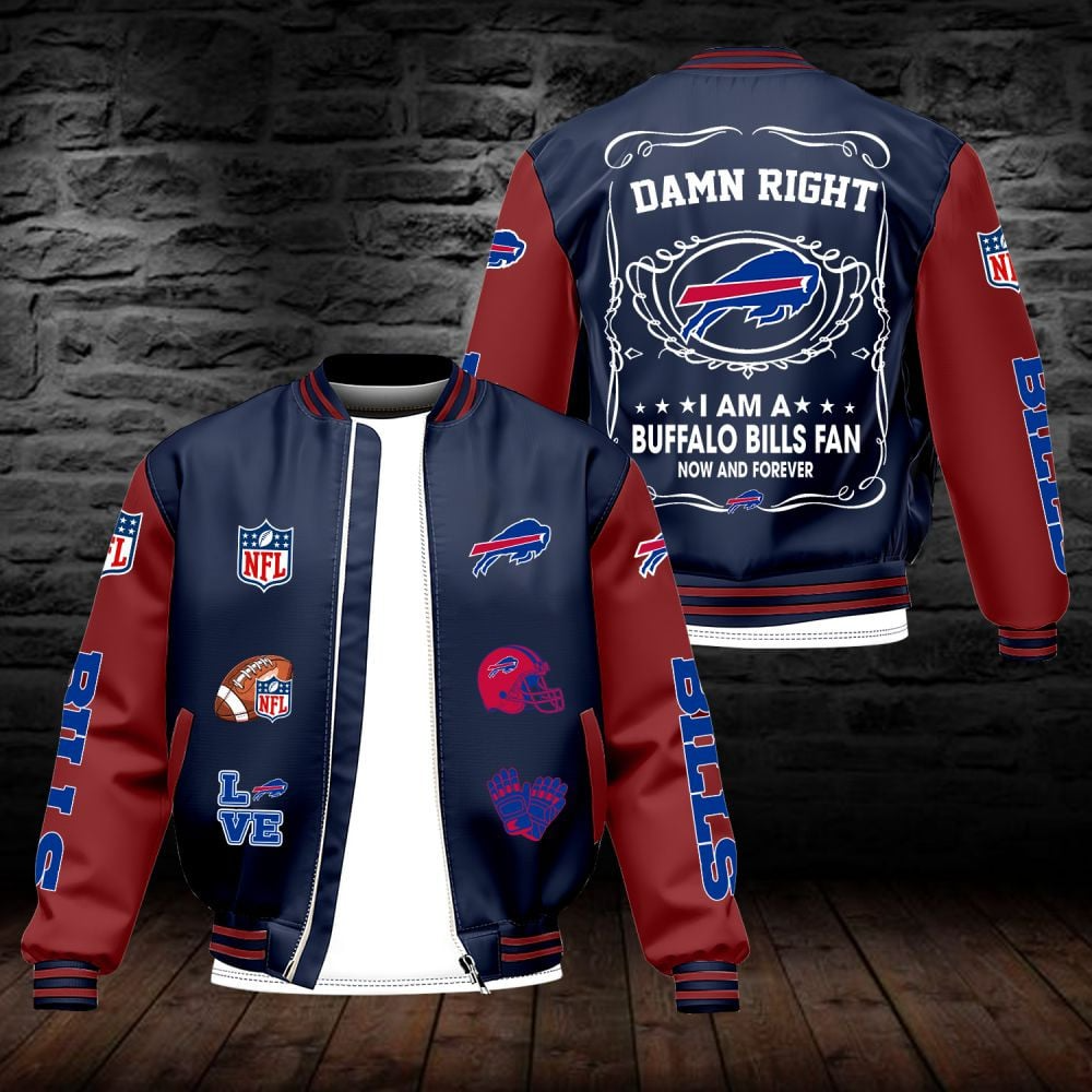 BB NFL Premium Leather Bomber Jacket DDT HLPHUONG