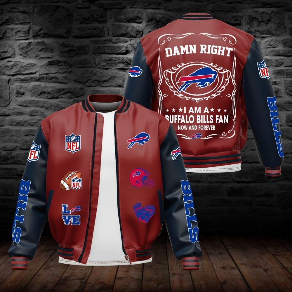 BB NFL Premium Leather Bomber Jacket DDT HLPHUONG