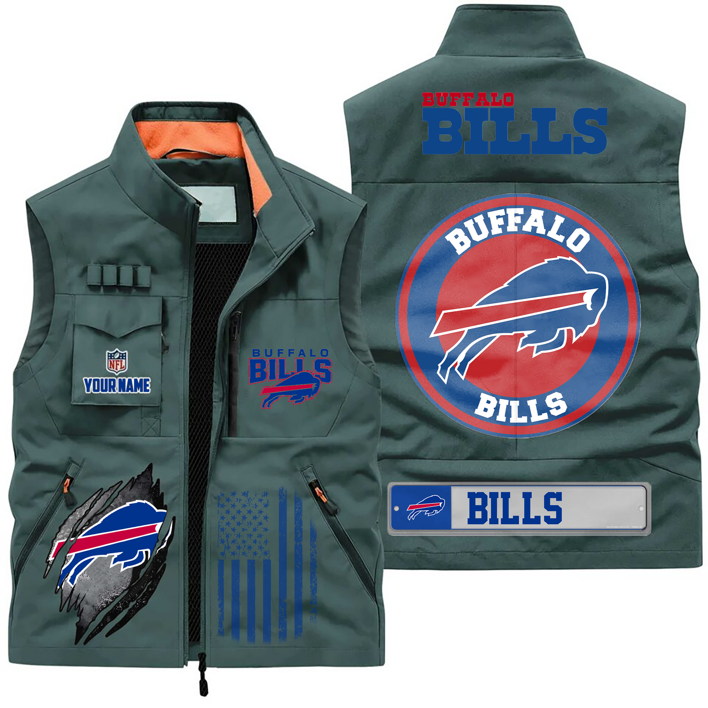 BB Premium NFL Fishing Vest DDT CTND