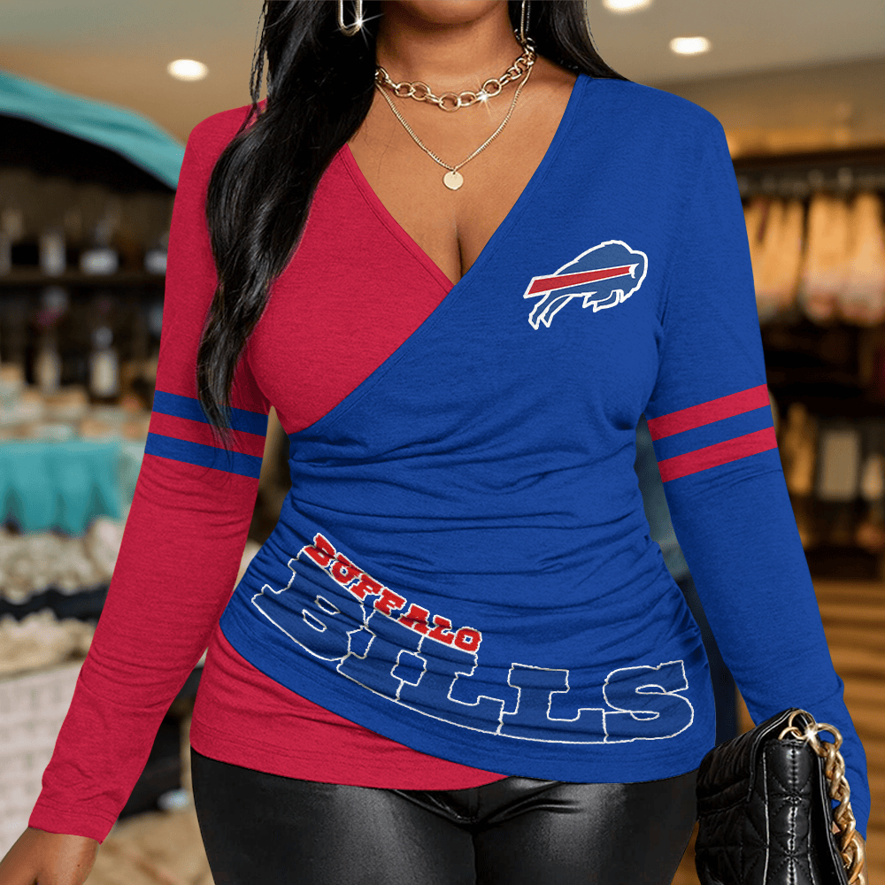 BB Premium NFL Women V-neck Leisure Shirt DDT CTND