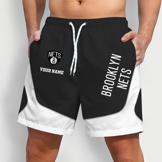 BKN x NBA Team Special Short Pants For Men Custom Name Gifts DATND TANTD