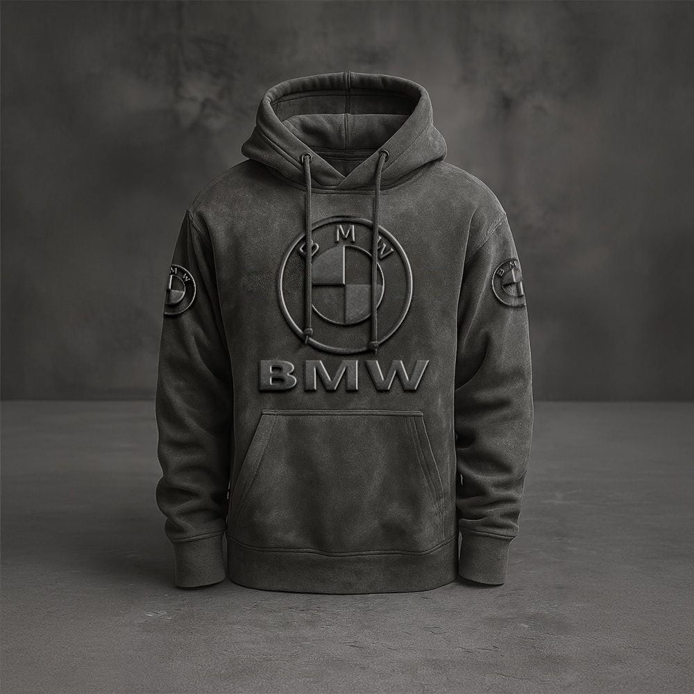 BMW Embossed Retro Hoodie 2010 DatND DVT