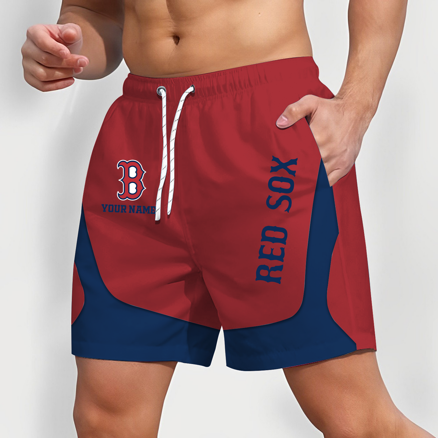 BOS x MLB Team Special Short Pants For Men Custom Name Gifts DATND TANTD