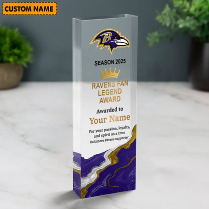 BR NFL Personalized Acrylic Award Plaque Funny Christmas Gift For Family DDT NTL