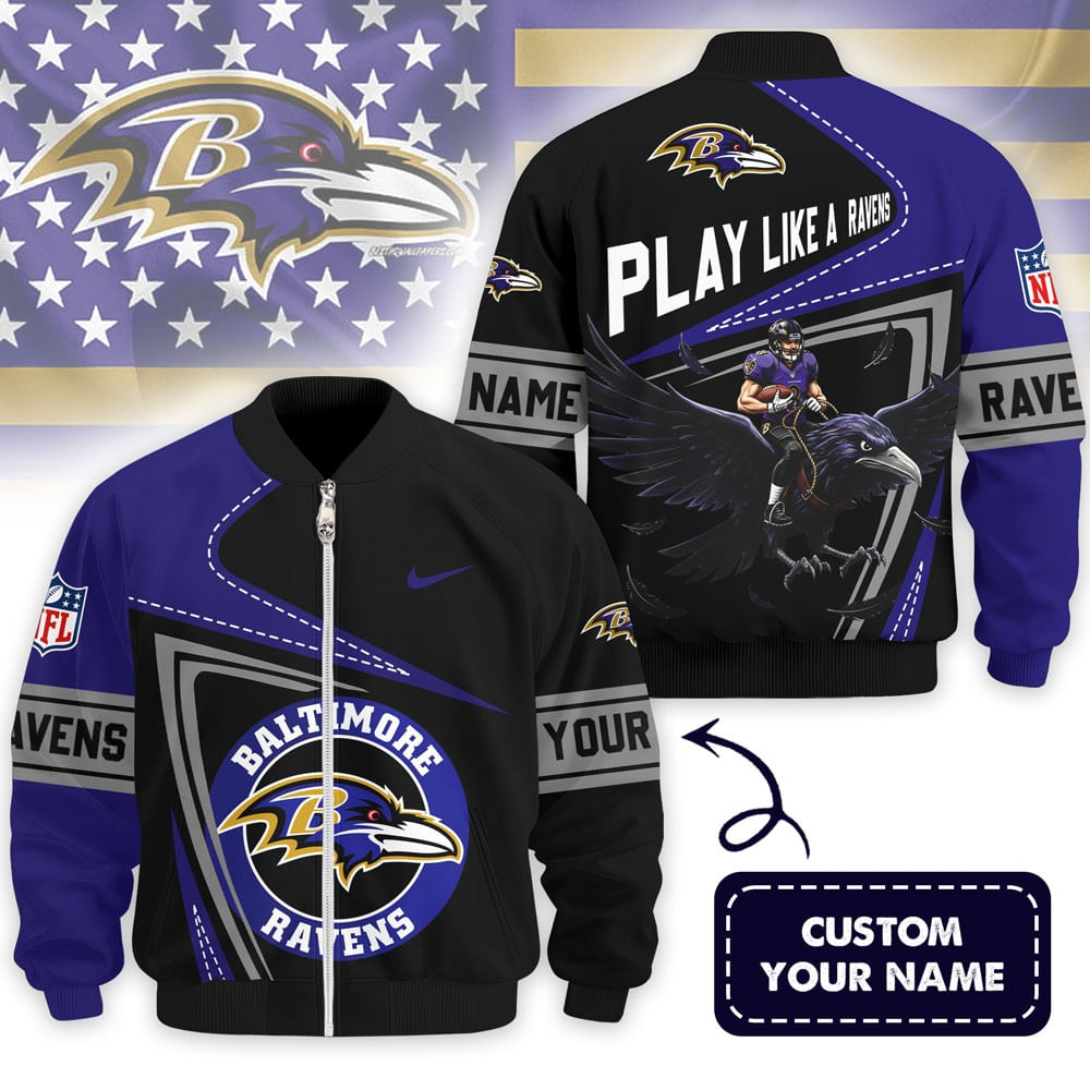 BR Premium NFL Game Day 3D Bomber Jacket DDT NTL