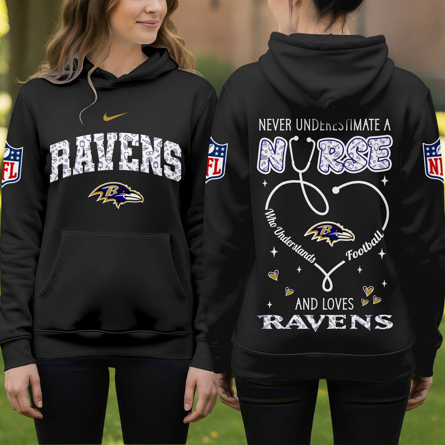 BR Premium NFL Nurse Pride Hoodie DDT 101125 HLPHUONG