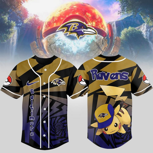 BR Premium NFL Pikachu Jersey Shirt DDT 101125 HLPHUONG