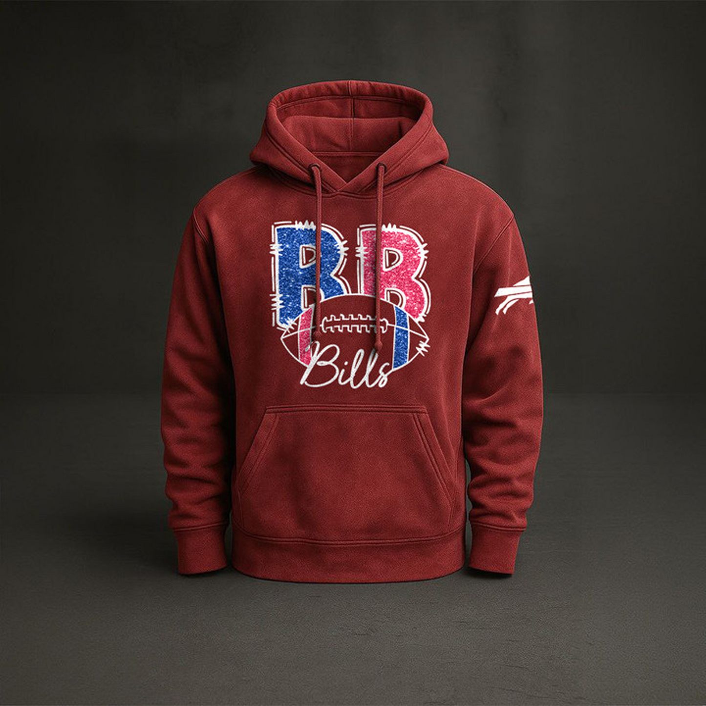 BUF x NFL Embossed Hoodie DatND THUONGNH
