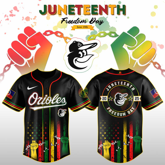 Baltimore Orioles MLB X Juneteenth Day Baseball Jerseys NDD