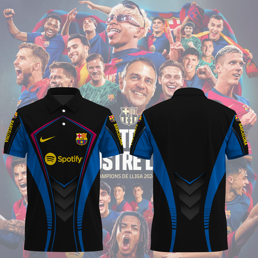 FC Barcelona LA LIGA CHAMPIONS 2024/25 Polo Shirt TM NTA V10