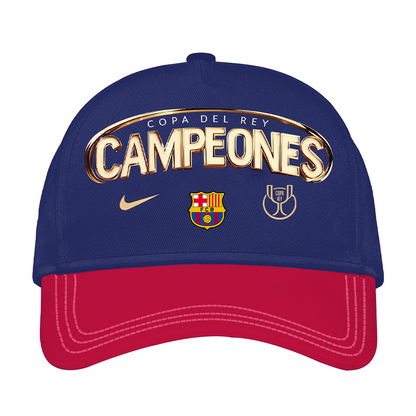 Barcelona Campions Copa Del Rey 2025 Combo Shirt, Jogger And Cap V1 DDTTTV