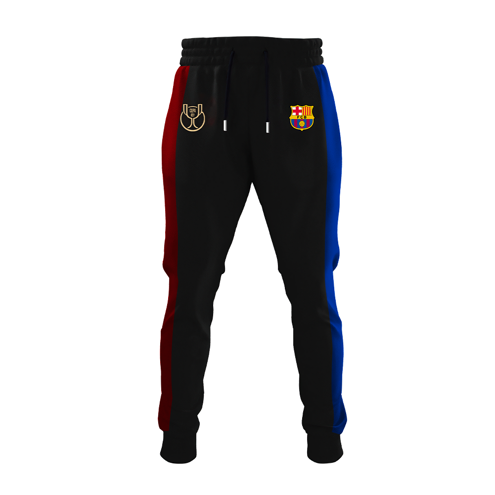 Barcelona Campions Copa Del Rey 2025 Combo Shirt, Jogger And Cap V2 DDTTTV