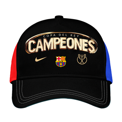 Barcelona Campions Copa Del Rey 2025 Combo Shirt, Jogger And Cap V2 DDTTTV