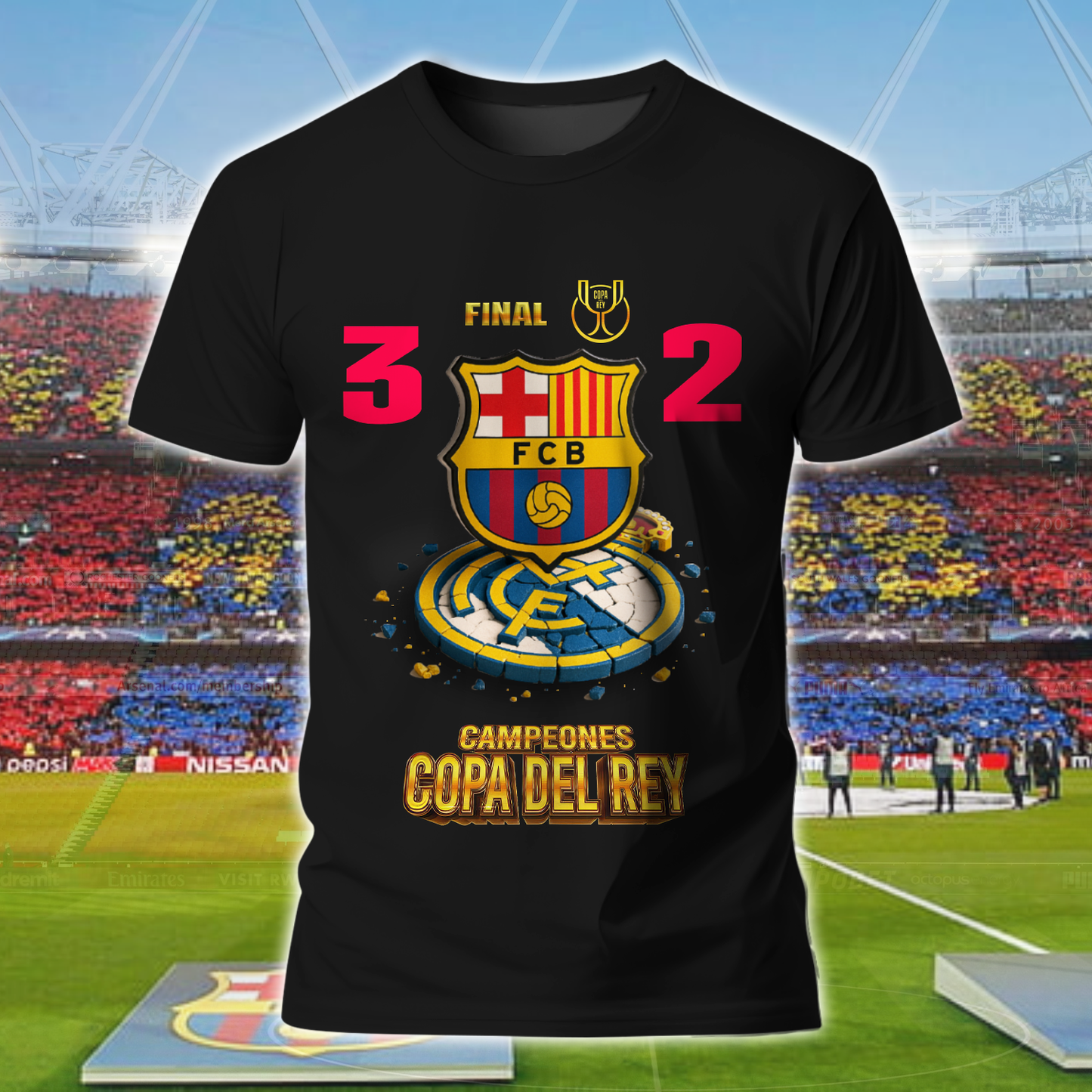 Barcelona Campions Copa Del Rey 2025 V10 Shirt DDTCTND