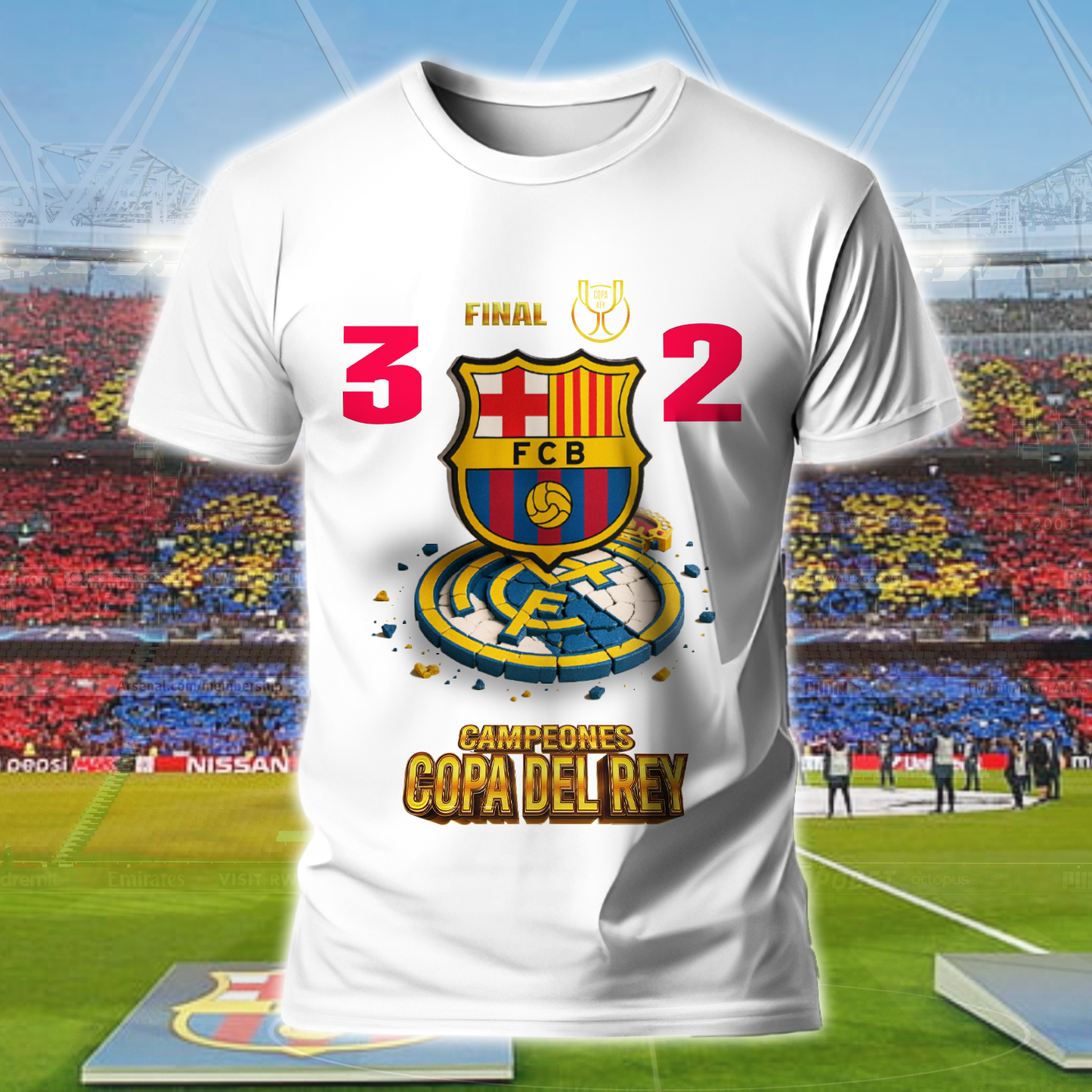 Barcelona Campions Copa Del Rey 2025 V10 Shirt DDTCTND