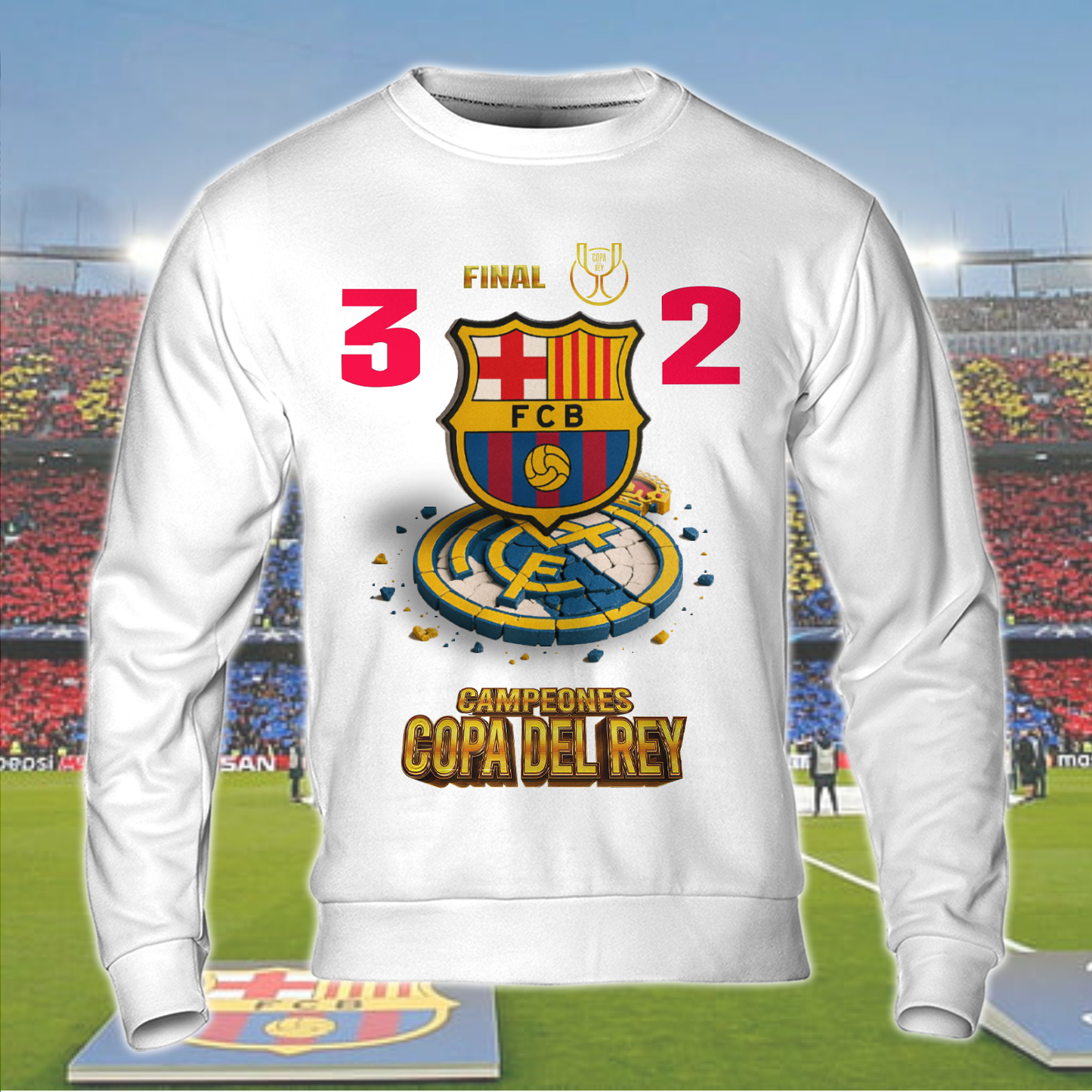 Barcelona Campions Copa Del Rey 2025 V10 Shirt DDTCTND