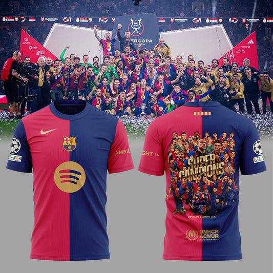 Barcelona Campions Copa Del Rey 2025 V5 Shirt DDT