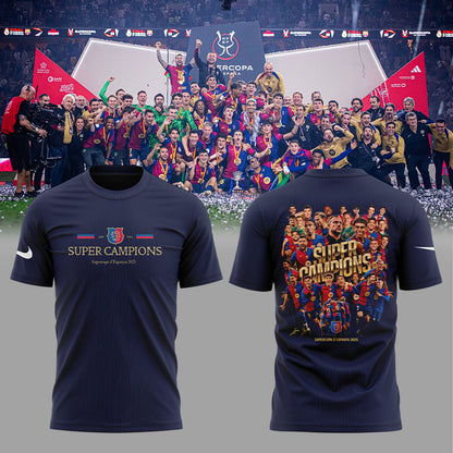 Barcelona Campions Copa Del Rey 2025 V6 Shirt DDT