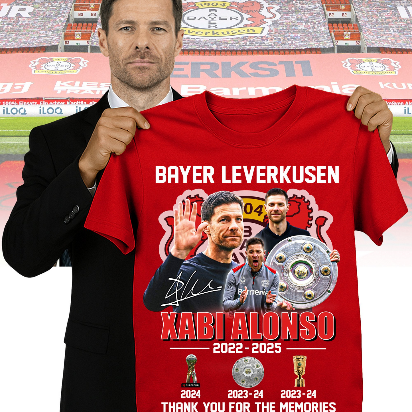 Bayer Leverkusen, Xabi Alonso - Thank You For The Memories Shirt DDTTTV