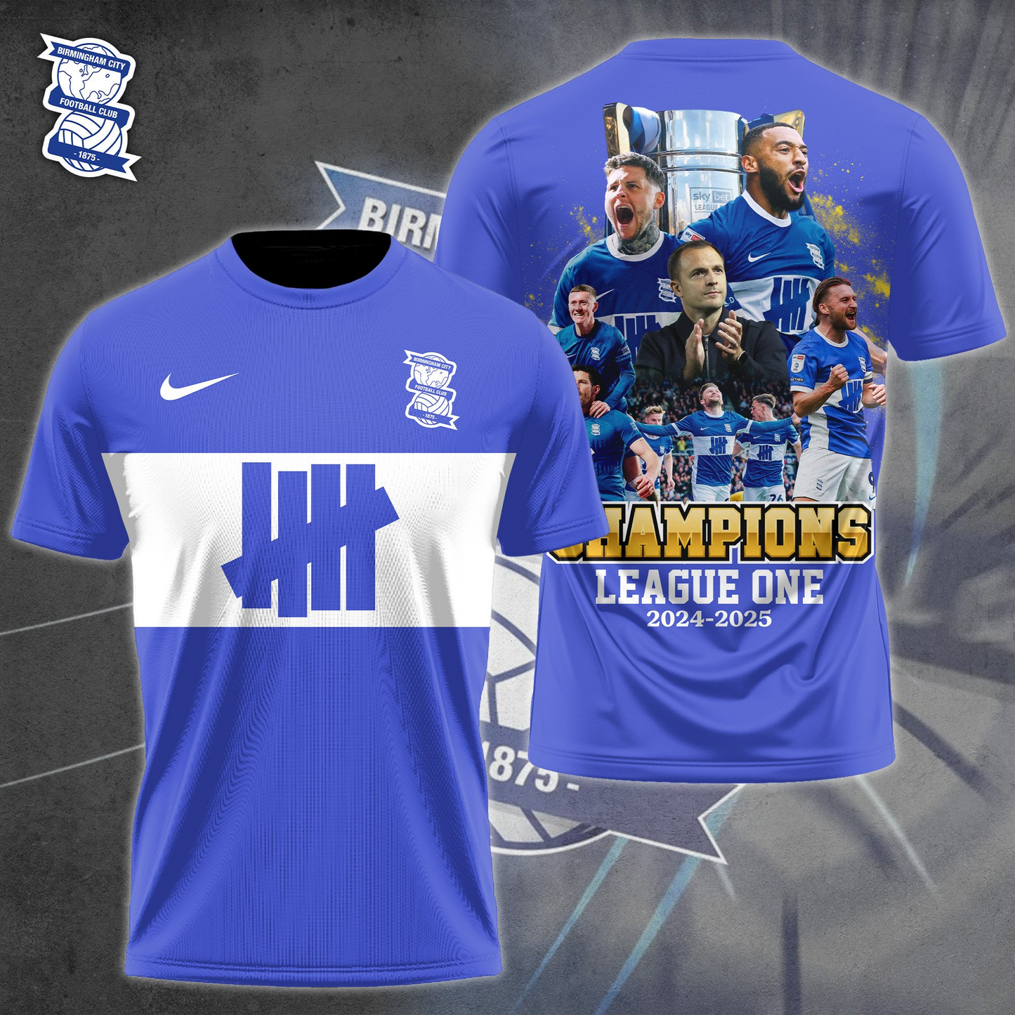 Birmingham City FC Champions League One 2025 V2 Shirt DDTTTV