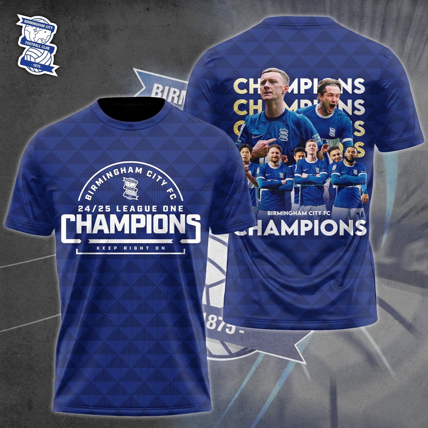 Birmingham City FC Champions League One 2025 V5 Shirt DDTTTV
