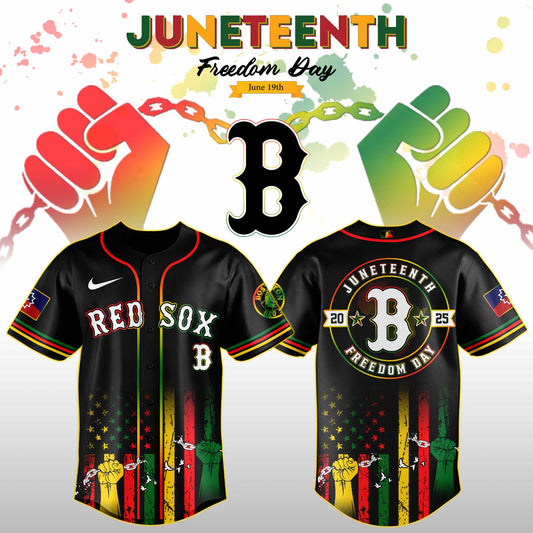 Boston Red Sox MLB X Juneteenth Day Baseball Jerseys NDD