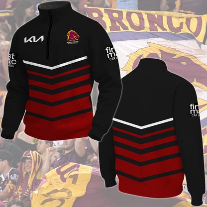 Brisbane Broncos NRL 2025 New Hoodie TM NTA V2