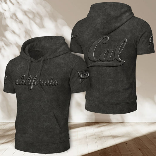 CAL x NCAA Half Sleeve Hoodie T-Shirt DatND ThuongNH