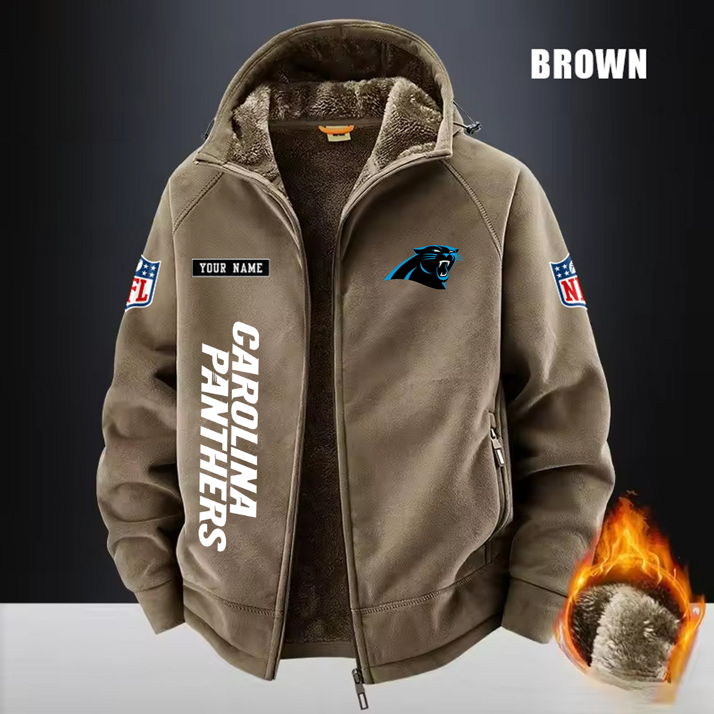 CAR x NFL 3D Half-zip Hoodie DATND TANTD