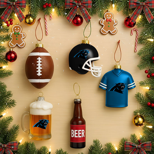 CAR x NFL Football Combo Set 5 Acrylic Ornament For Home Decor DatND DVT