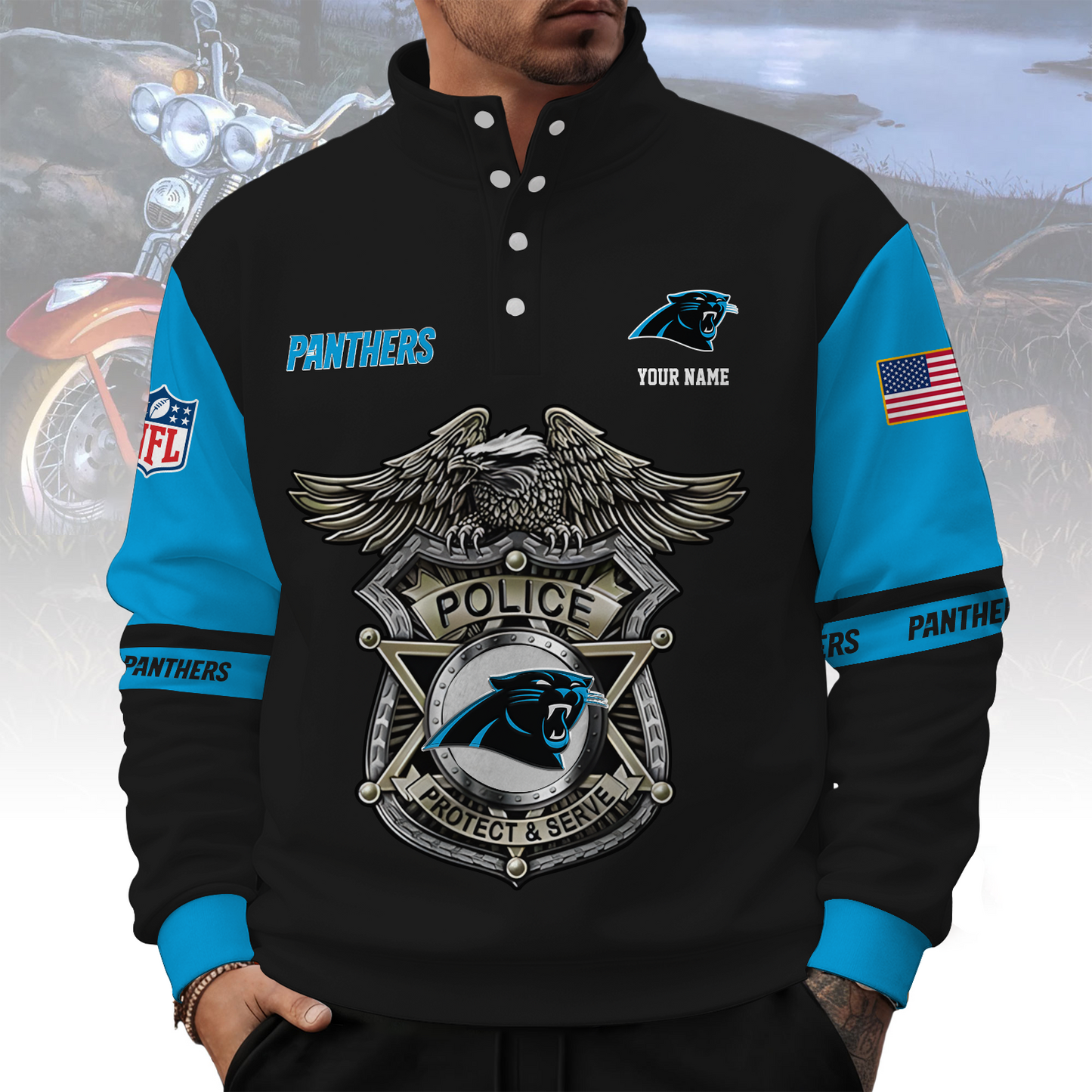 CAR x NFL Western Style Sweater With Buckles DatND ThuongNH