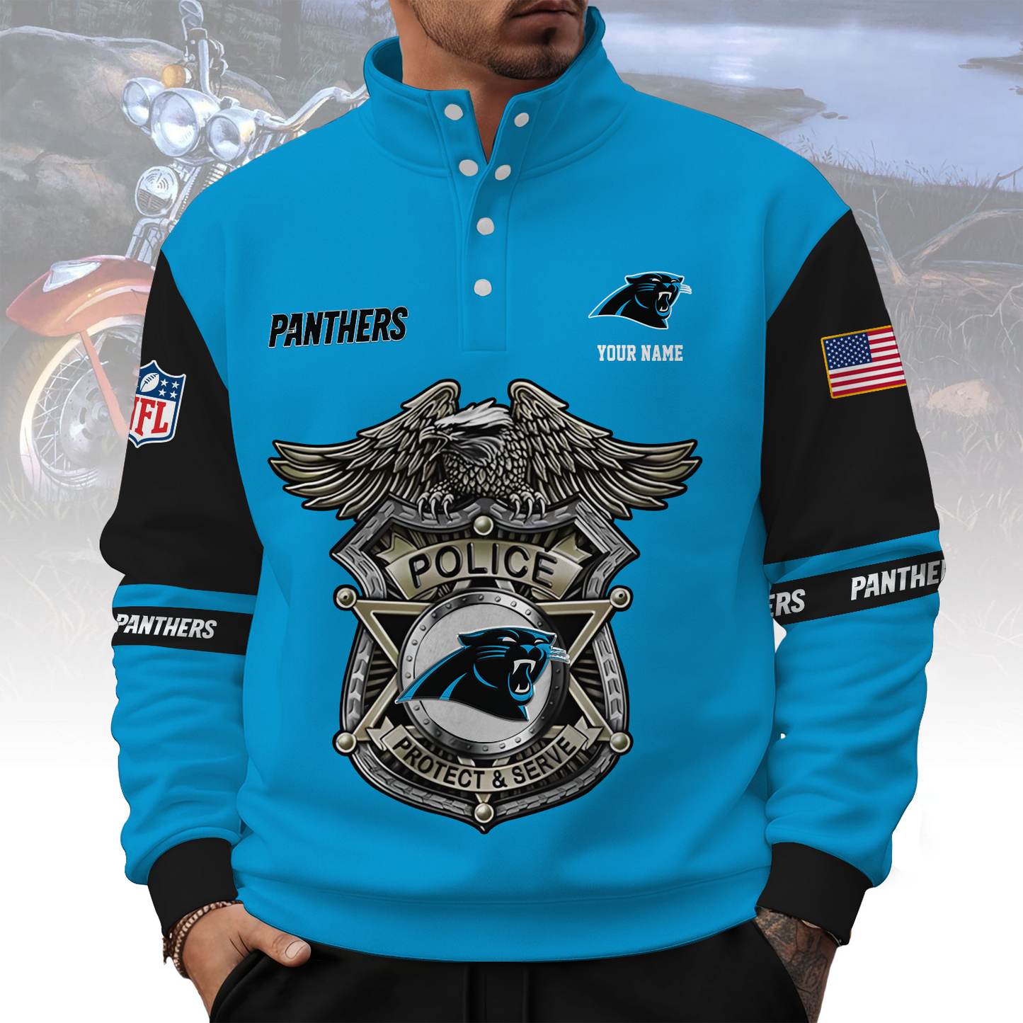 CAR x NFL Western Style Sweater With Buckles DatND ThuongNH