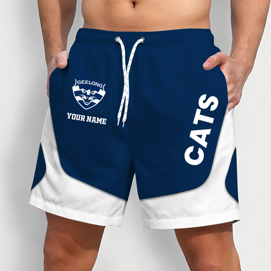 CAT x AFL Team Special Short Pants For Men Custom Name Gifts DATND TANTD