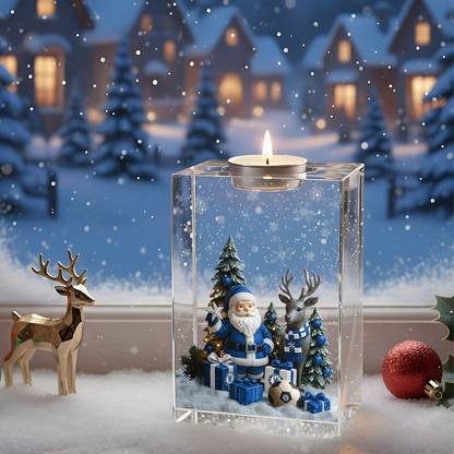 CHE x EPL Personalized Christmas Crystal Candle Holder DatND DVT
